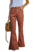 High Rise Distressed Bell Bottom Denims